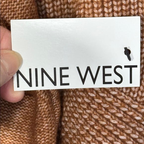 Nine West Sweater Brown Cardigan w/ Belt Long Length Wool Blend in Size M  NWT - Picture 12 of 15